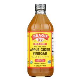 Bragg - Apple Cider Vinegar - Organic - Raw - Unfiltered - 16 oz - case of 12