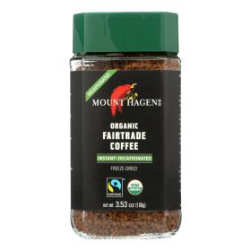 Mount Hagen Organic Fairtrade Instant Decaffeinated Coffee - Case of 6 - 3.53 OZ