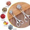 Kitchen Meatball Maker Convenient Stainless Steel Meatball Clip Fish Ball Rice Ball Making Mold Tool Kitchen Accessories