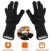 BBQ Gloves 1472Â°F Heat Resistant Grill Gloves Anti-slip Carbon Fiber BBQ Gloves