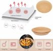 6.3IN Air Fryer Paper Liners Disposable Oven Insert Parchment Sheets Non Stick 50/100/200PCS