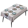 Benzhi Nordic embroidery printed tablecloth wholesale waterproof oil proof washfree rectangular pvc tablecloth table mat net red