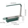 Sink Rack; Telescopic Drain Rack; Kitchen Supplies; Multi-functional Pull-out Storage Rack; Can Be Hung Dishwashing Rag Rack